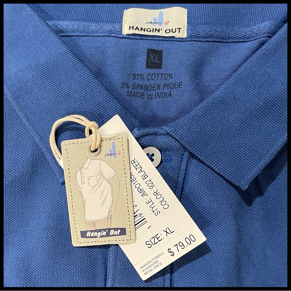 Johnnie O Duncan Polo in Blazer. Size XL. - Picture 3 of 5